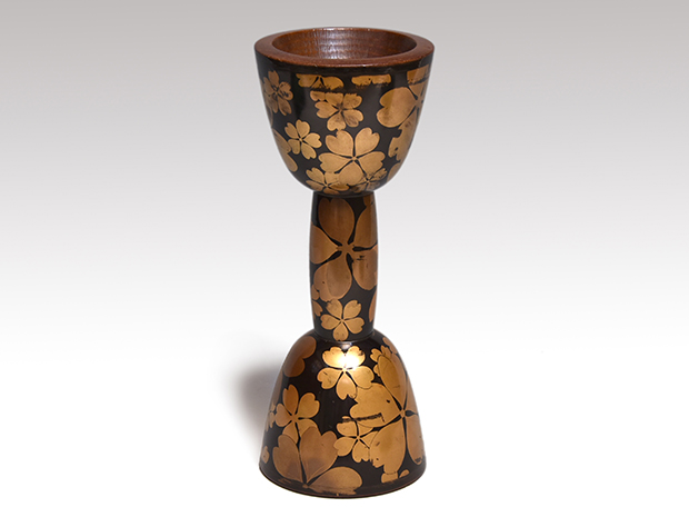 小鼓の胴 螺鈿入り 小鼓の胴 螺鈿入り 巻絹蒔絵小鼓胴 文化遺産オンライン