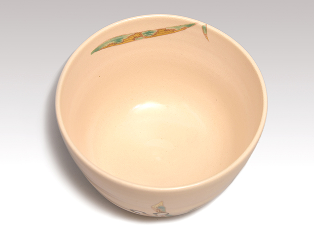 仁清写 水仙茶碗 永楽善五郎(即全)作 共箱 表千家 即中斎箱書 | 古美術