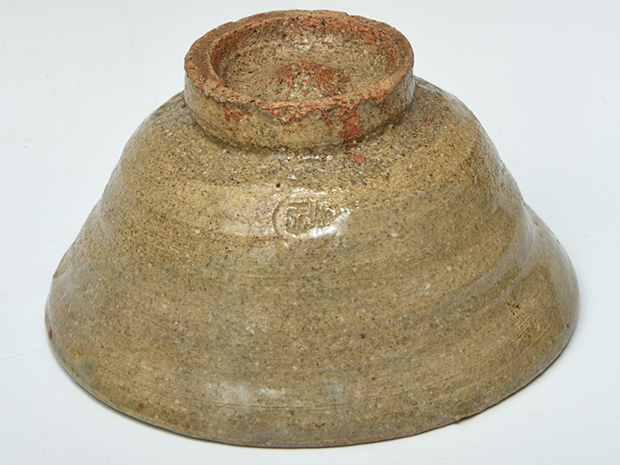 九代 長岡住右衛門 空味（作）出雲 楽山焼 茶碗 共箱 | 古美術ささき