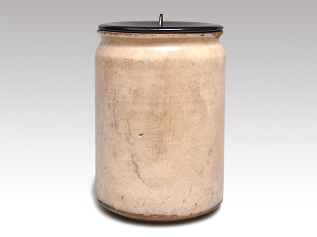 粉引筒形水指 江戸後期 小堀宗通箱書 | 古美術ささき