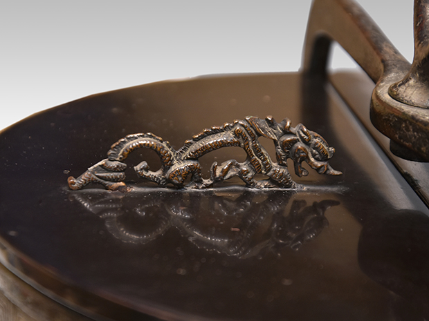 時代 唐銅 水指 唐銅 時代 釣瓶水指 | 古美術ささき