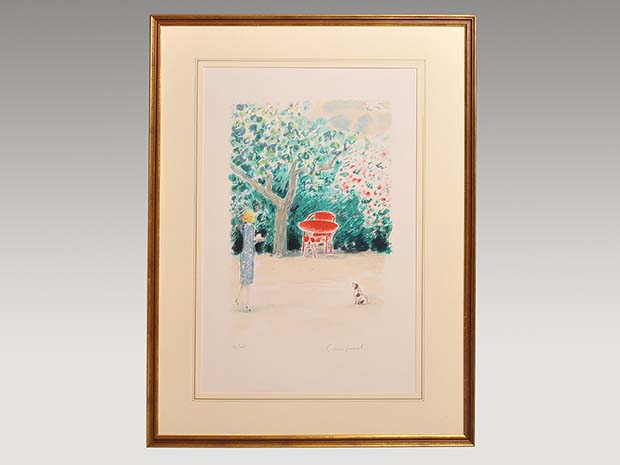 額装 額絵 リトグラフ サインあり アート 額装 額絵 リトグラフ サイン