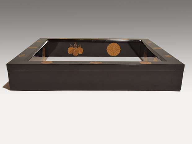 高台寺蒔絵炉縁 輪島 茶平一斎（作） 共箱 | 古美術ささき