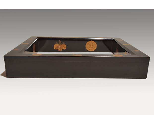 高台寺蒔絵炉縁 輪島 茶平一斎（作） 共箱 | 古美術ささき