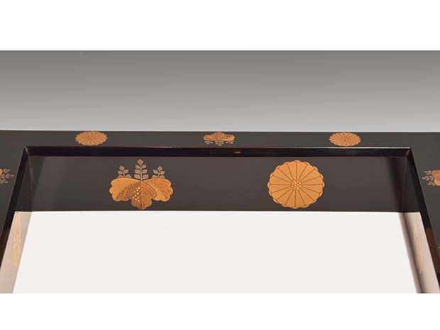 高台寺蒔絵炉縁 輪島 茶平一斎（作） 共箱 | 古美術ささき