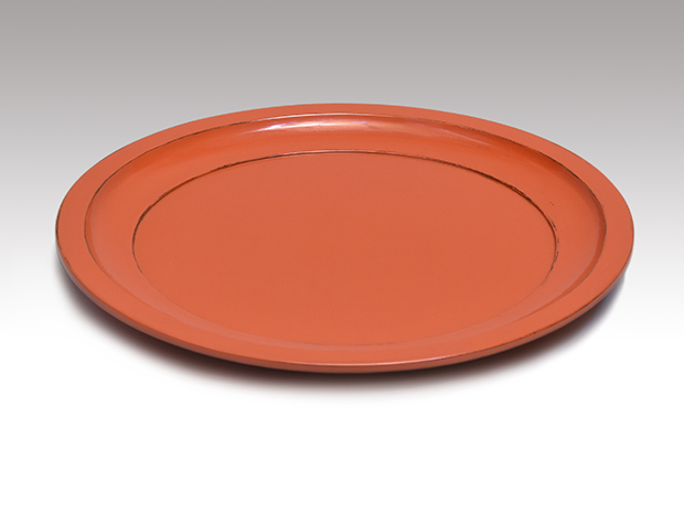 根来 丸盆 江戸時代 径：26cm | 古美術ささき