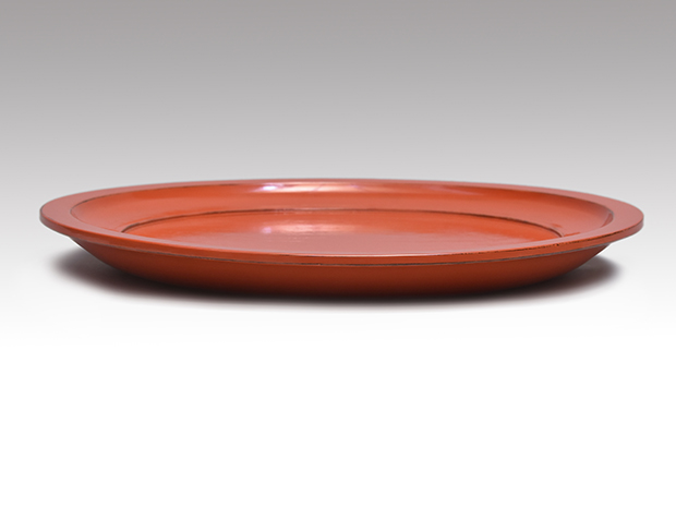 根来 丸盆 江戸時代 径：26cm | 古美術ささき