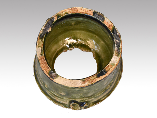 玉置保夫 織部向付 5客 共箱 岐阜県重要無形文化財 玉置保夫 織部向付