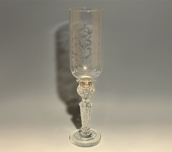 バカラ キャンドル スタンド 燭台 クリスタル 花鳥文 世界限定250点