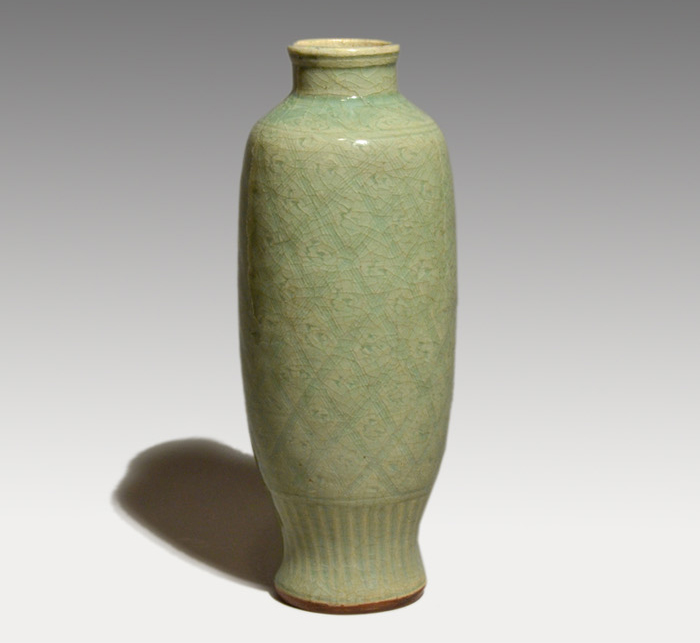 七官青磁 筒盃 ちょこ ぐい呑み 明朝期 古美術 中国美術 古道具