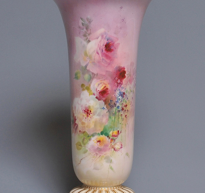 2319 ロイヤルドルトン ルージュフランベ フラワーベース 花瓶 2319