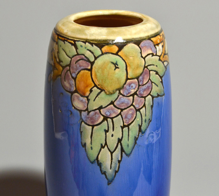 ロイヤルドルトン 果実文 フラワーベース 1920～30年頃 | 古美術ささき