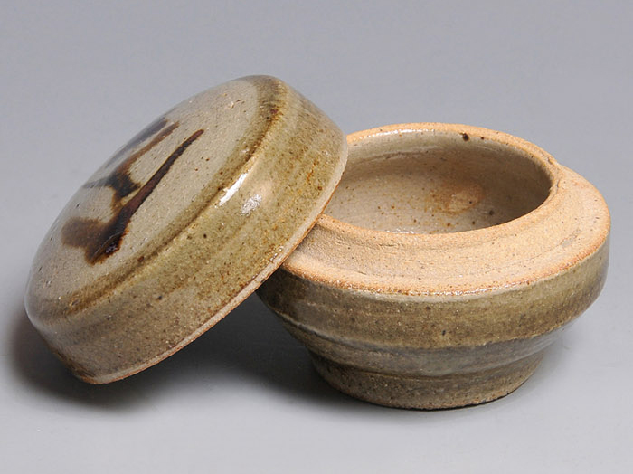 浜田庄司(作) きび文 合子 香合にも | 古美術ささき