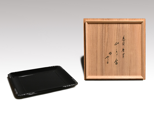 A 116 炉縁 高台寺蒔絵 ・ 鵬雲斎大宗匠 在判箱書 A 116 炉縁 高台寺