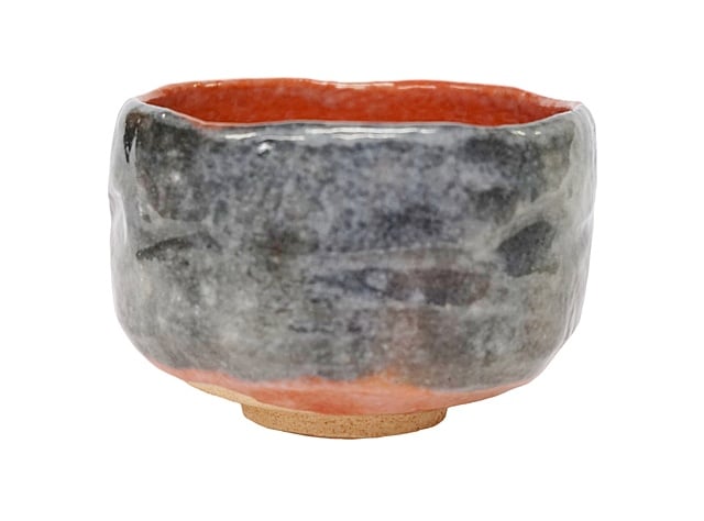 古瀬戸】時代茶道具 瀬戸灰釉彫文茶碗唐津桃山陶