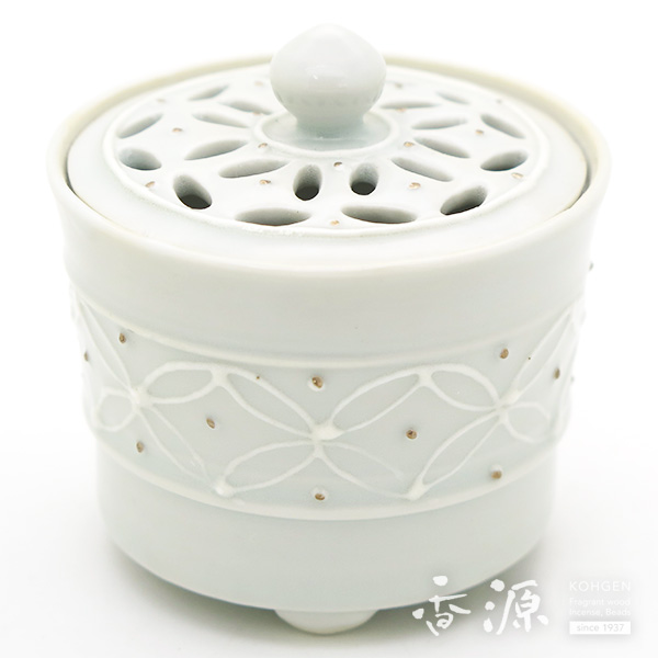 京焼・清水焼 香炉 一珍七宝 銀の通販 - お香専門店香源