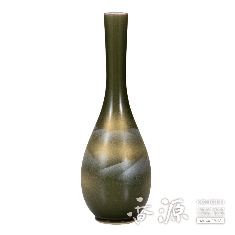 花瓶/九谷焼/鶴平造/値下げしました 花瓶/九谷焼/鶴平造/値下げしま