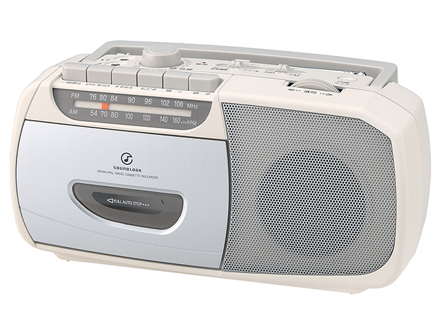 モノラルラジカセ SAD-1207/W｜ラジカセ｜オーディオ 音響機器