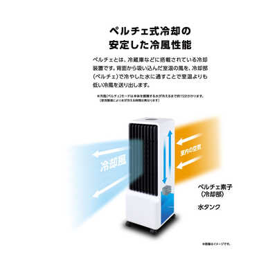 ペルチェ式冷風扇丸隆MA-871-WH