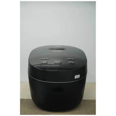 シャープ SHARP 炊飯器 5.5合 PLAINLY IH ブラック系 KS-HF10B-B の