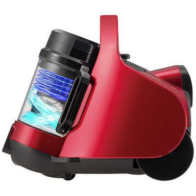 東芝 TOSHIBA キャニスター掃除機 サイクロン式 グランレッド VC-CF31