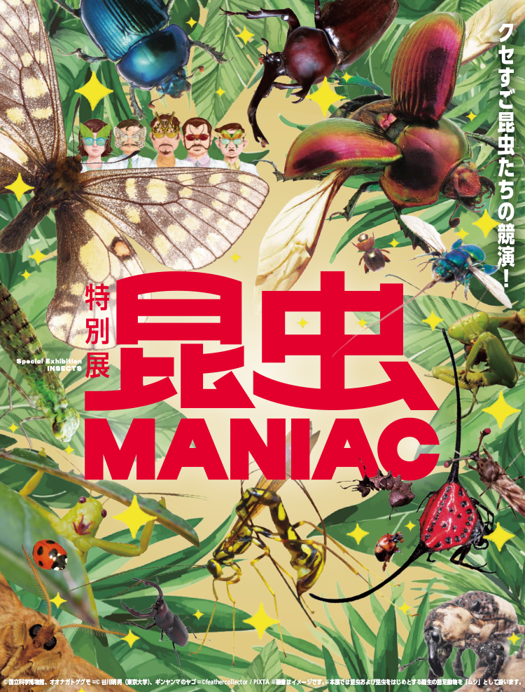 特別展「昆虫 MANIAC」-名古屋市科学館特別展「昆虫 MANIAC」-名古屋市