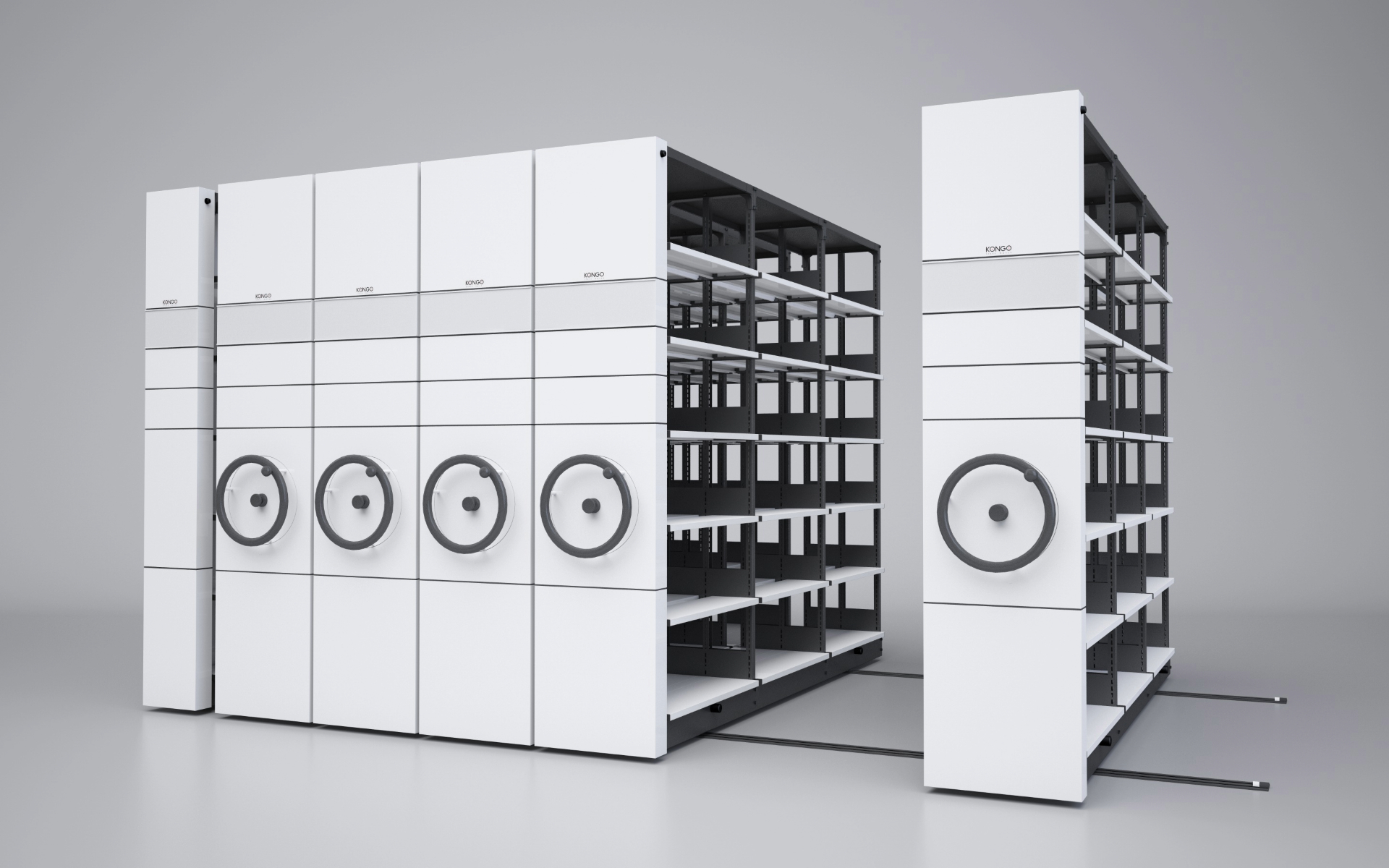 ハンドル式・軽量タイプ（軽量棚）SMZ SPECE MOVER ｜ 安心と先進で