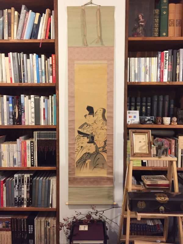 菅楯彦「六歌仙図」の掛け軸入荷 | 古本・版画・骨董の出張買取 | 大阪