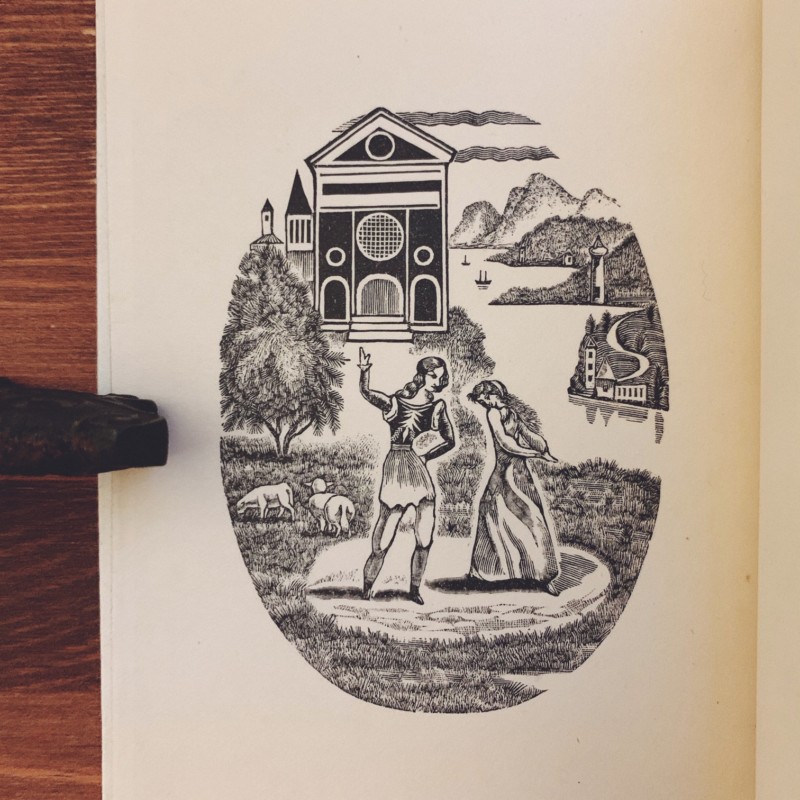 武井武雄 私刊豆本18 聖AGNES之書 ｜ 木口木版画・署名入限定本