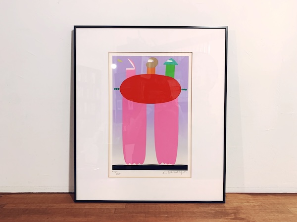 元永定正 シルクスクリーン作品『さゆうのまるはみっつずつ』 ｜ 版画