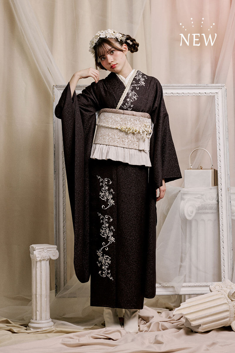 深緑の上品な地に華麗な金彩が美しい振袖 | 成人式の振袖 購入