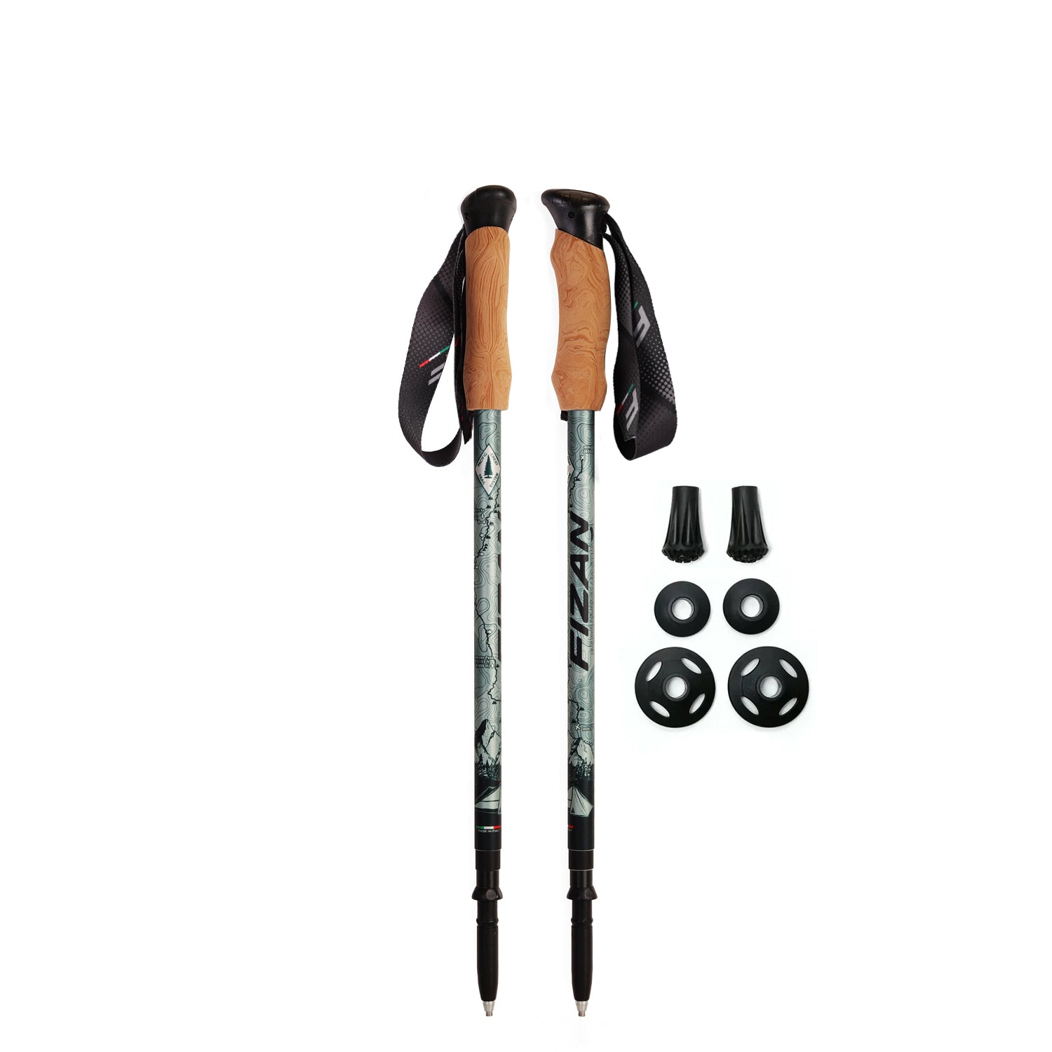 Kaviso x Fizan Compact Trekking Poles PCT Edition – Kaviso, LLC