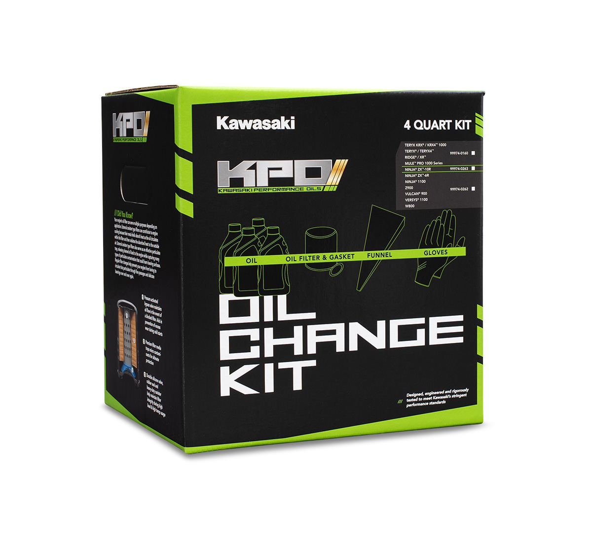 KPO Oil Change Kit: TERYX® KRX™ 1000 / TERYX® KRX4™ 1000 / TERYX® /