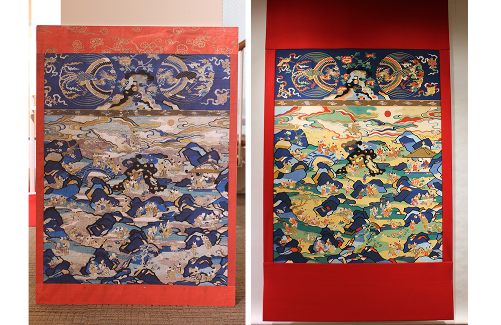 川島織物 祇園祭 美術織物 額装 京都 紋織額 川島織物 祇園祭 美術織物