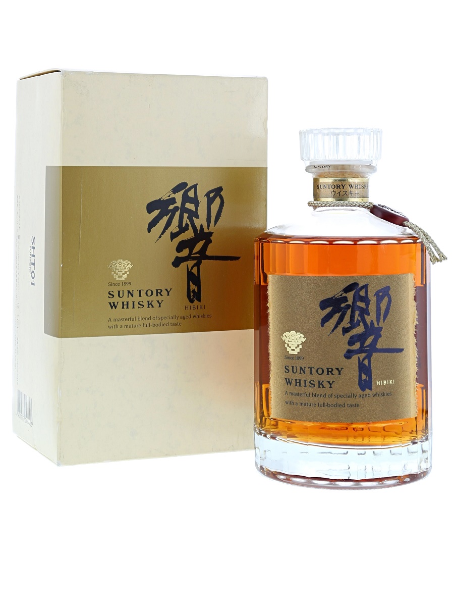 響 17年 表記無し 旧ボトル (ラベル 表裏 金) 750ml / 43% - 歌舞伎