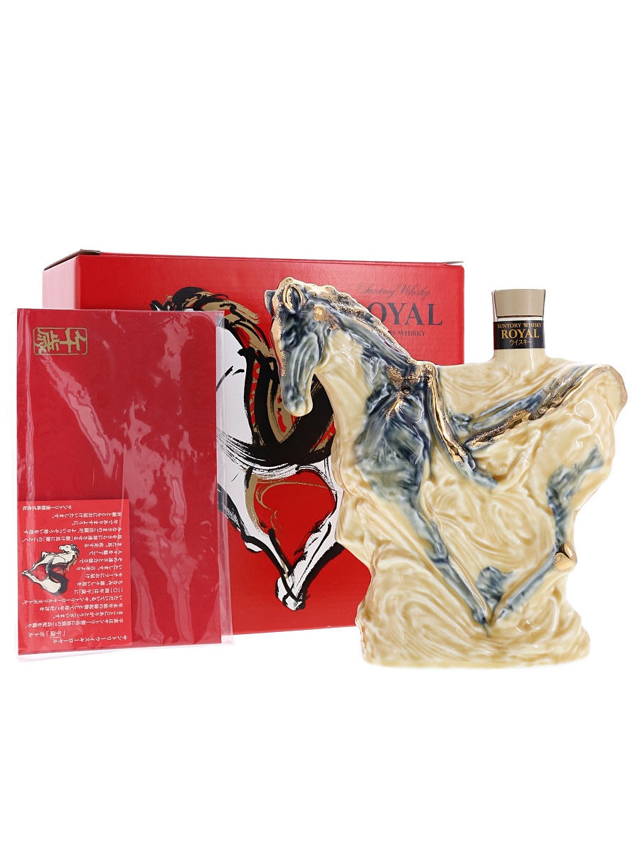 ローヤル 干支 陶器 馬 2014版 600ml / 43% - 歌舞伎ウイスキー 日本の