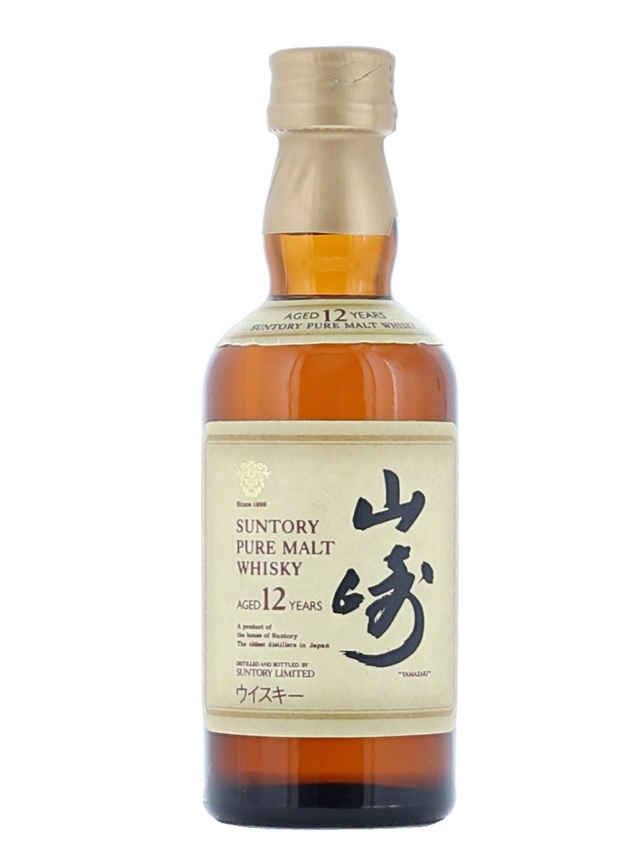 山崎 12年 ピュア モルト 50ml / 43% - 歌舞伎ウイスキー 日本の