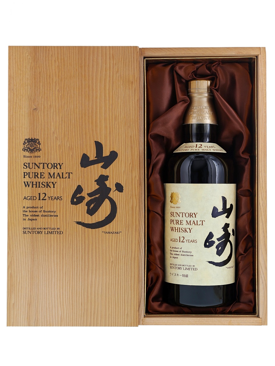 山崎 12年 ピュア モルト(向獅子) 特級表記 760ml / 43% - 歌舞伎