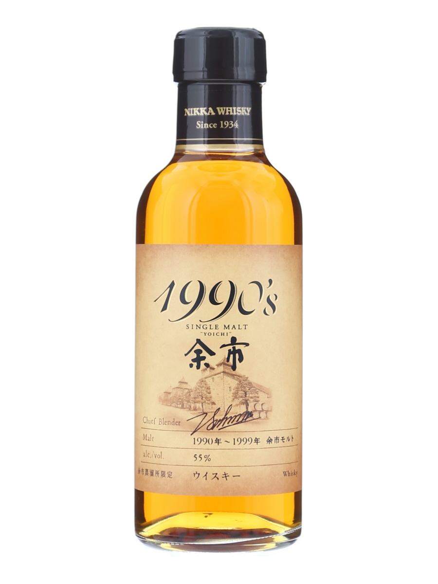 余市 シングル モルト 1990年代 180ml/ 55% - 歌舞伎ウイスキー 日本の
