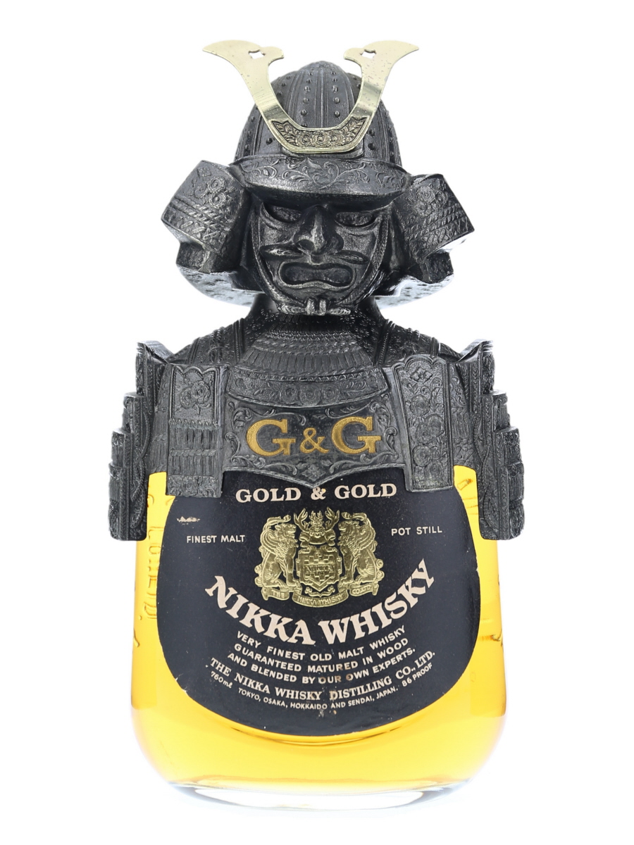 Nikka G&G Blended Whisky Samurai Armor Bot. Pre1989 76cl / 43