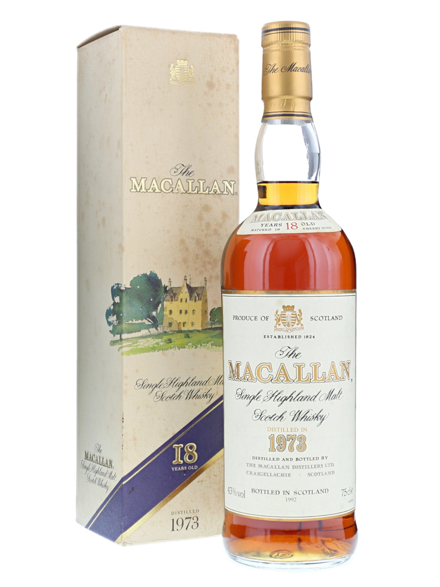 マッカラン 18年 1973 750ml/ 43% - 歌舞伎ウイスキー 日本の