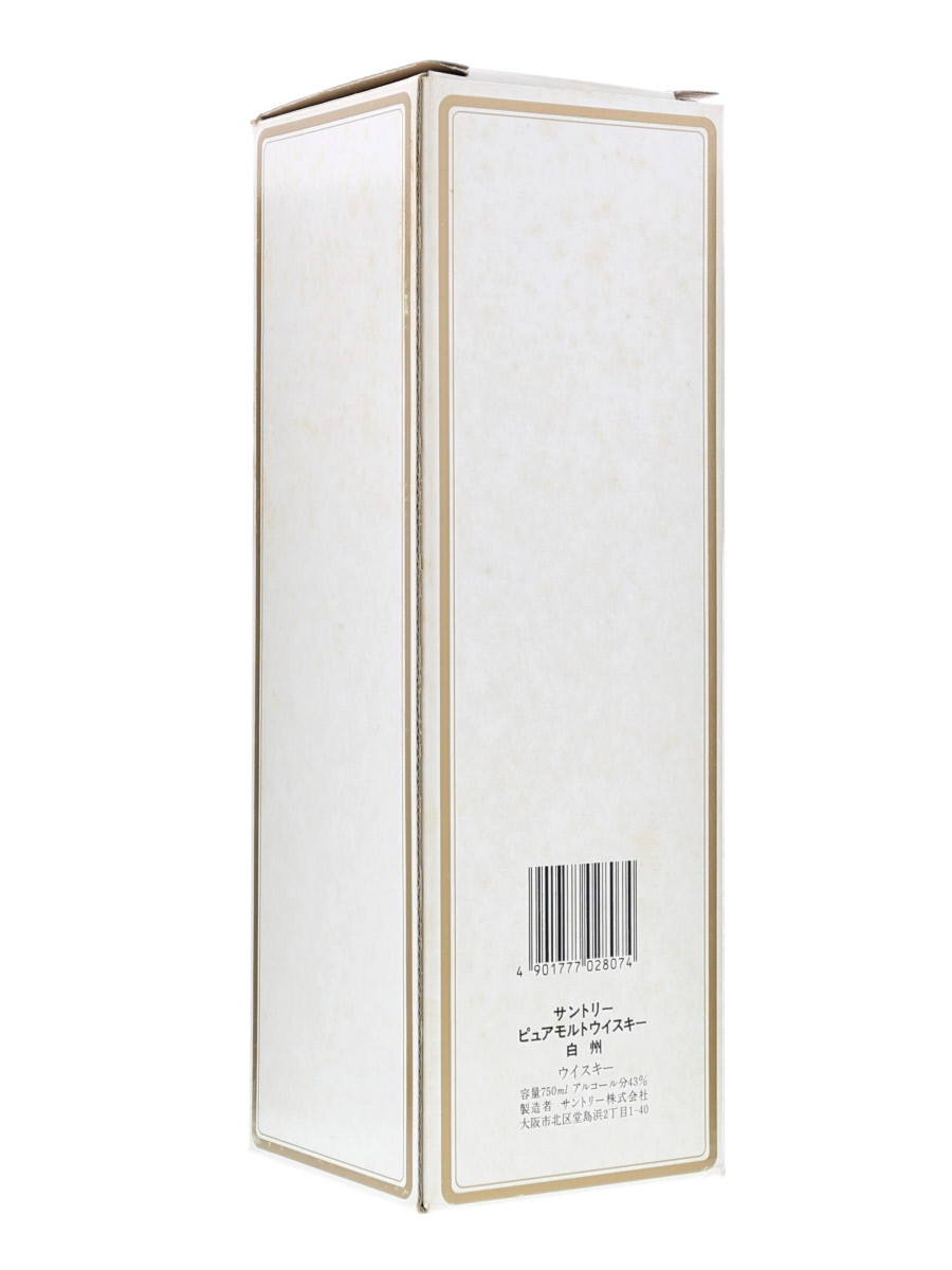 白州 ピュア モルト 12年 旧ボトル 750ml / 43% - 歌舞伎ウイスキー