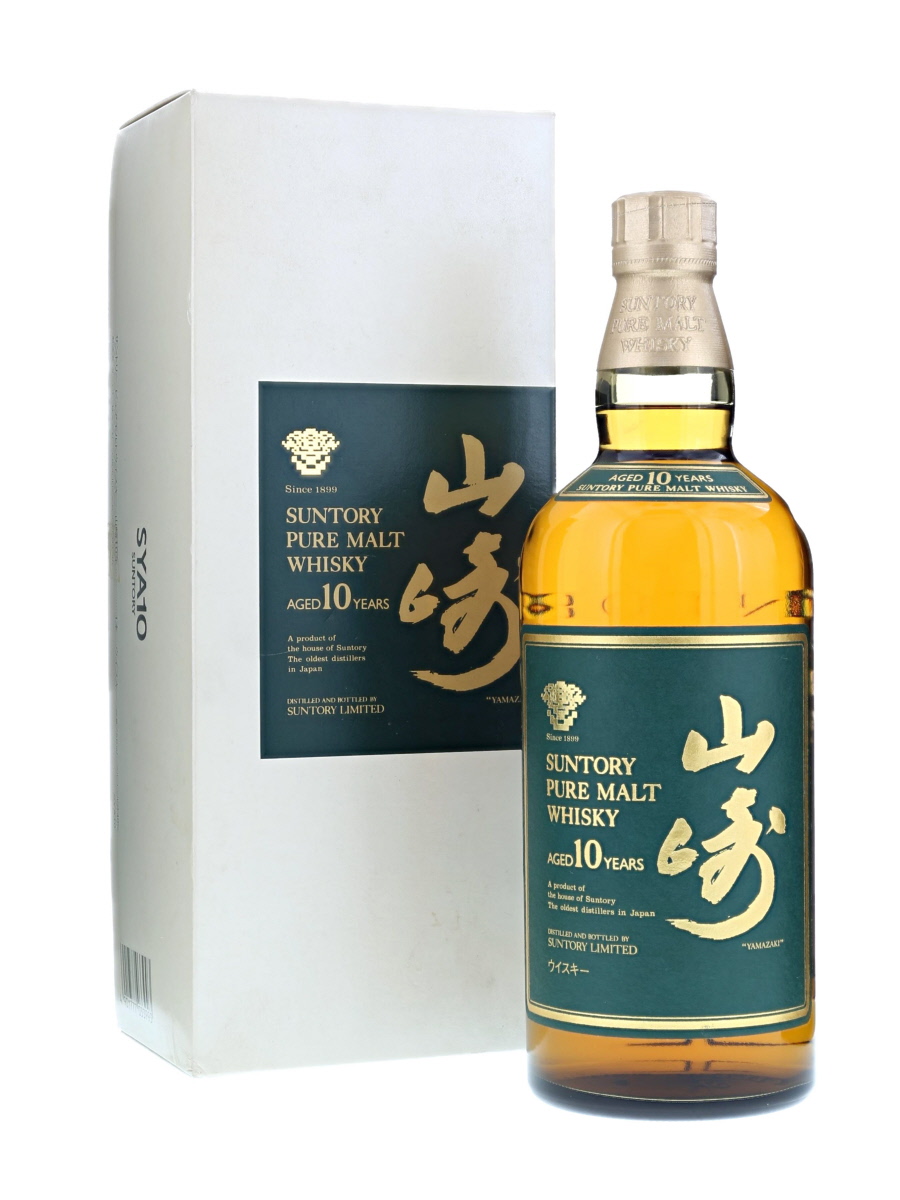 山崎 10年 ピュア モルト 緑ラベル 750ml / 40% - 歌舞伎ウイスキー