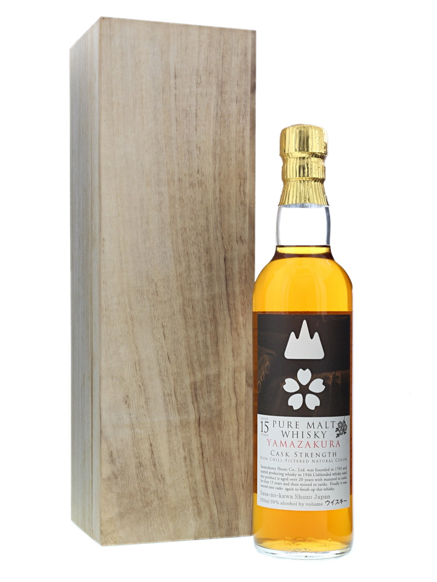 山桜 ピュア モルト カスク ストレングス 15年 550ml / 59% - 歌舞伎