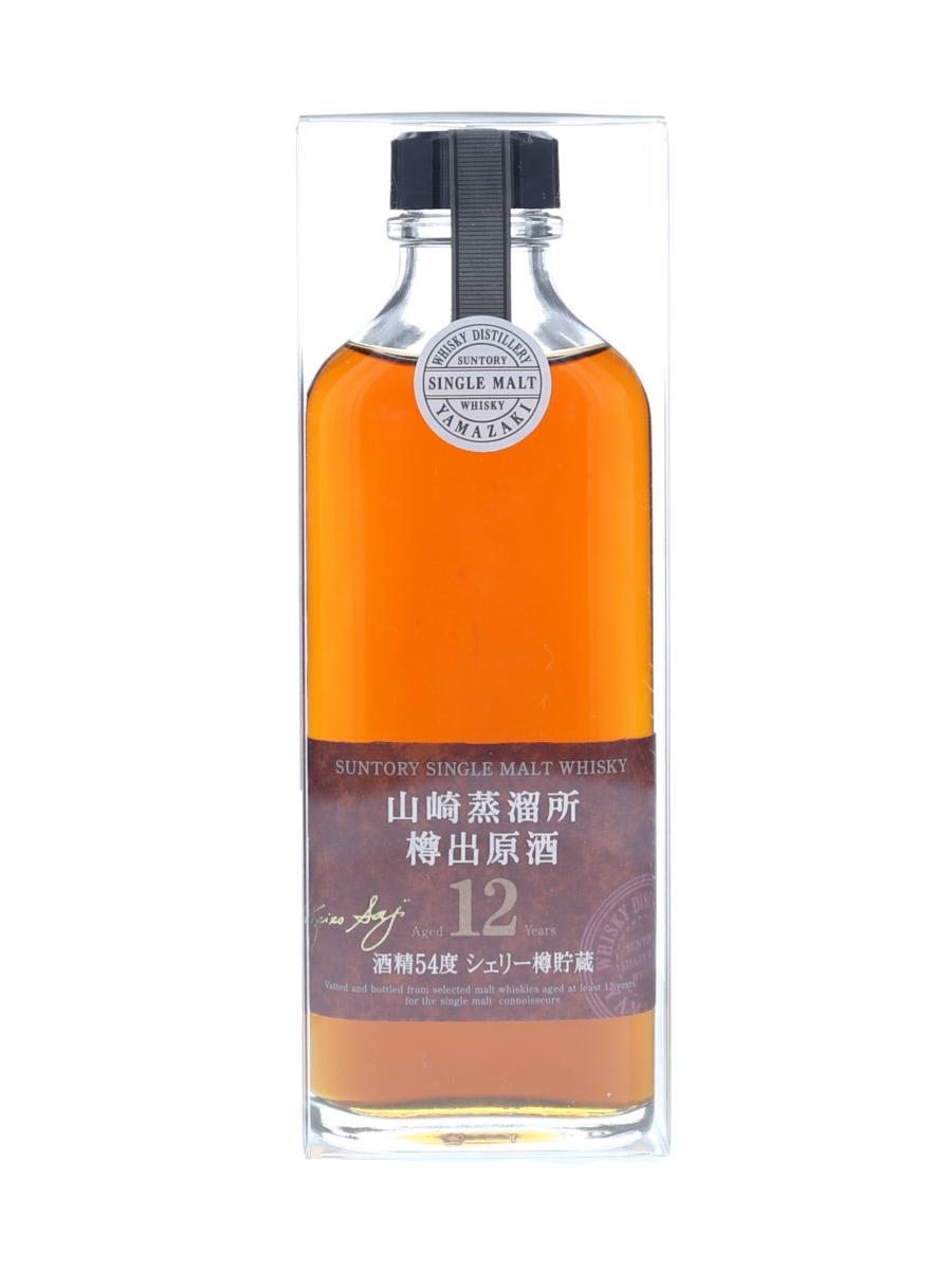 山崎蒸溜所 樽出原酒 12年 シェリー樽貯蔵 シングルモルト 190ml / 54