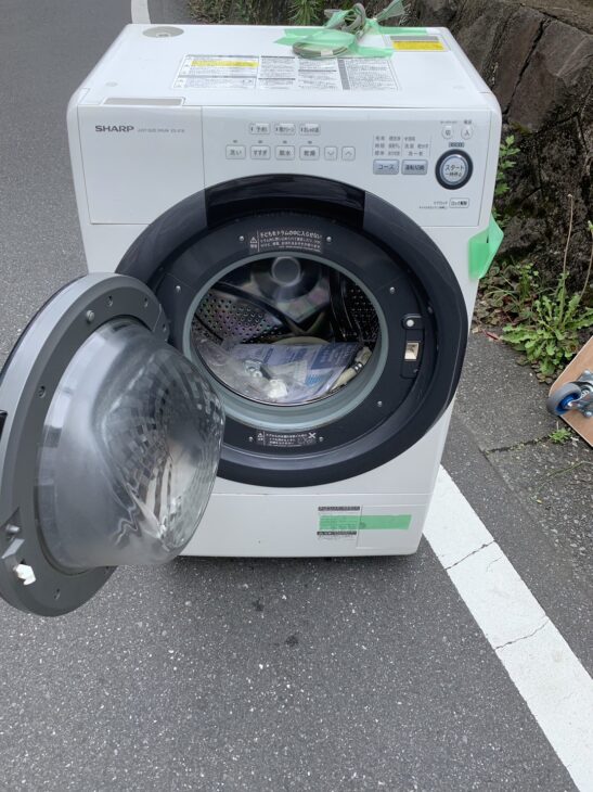 SHARP ドラム式洗濯機 ES-S7B-WL 2017年製 【公式通販】
