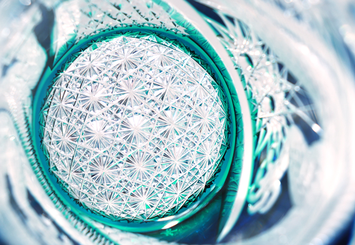 但野英芳 江戸切子 グラス 希少 青 但野英芳 江戸切子 グラス 希少 青