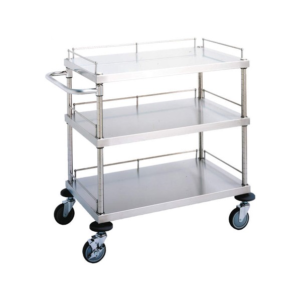 W16-S4609S 575-39【送料無料】 | ライオン ステンレスワゴン通販