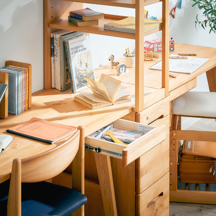 堀田木工所 国産 ツインデスク Skip(スキップ) 簡単組立の通販情報