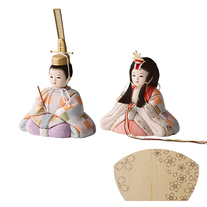 日本製 雛人形 木目込人形 のどか 木製台座の通販情報 - 家具通販の